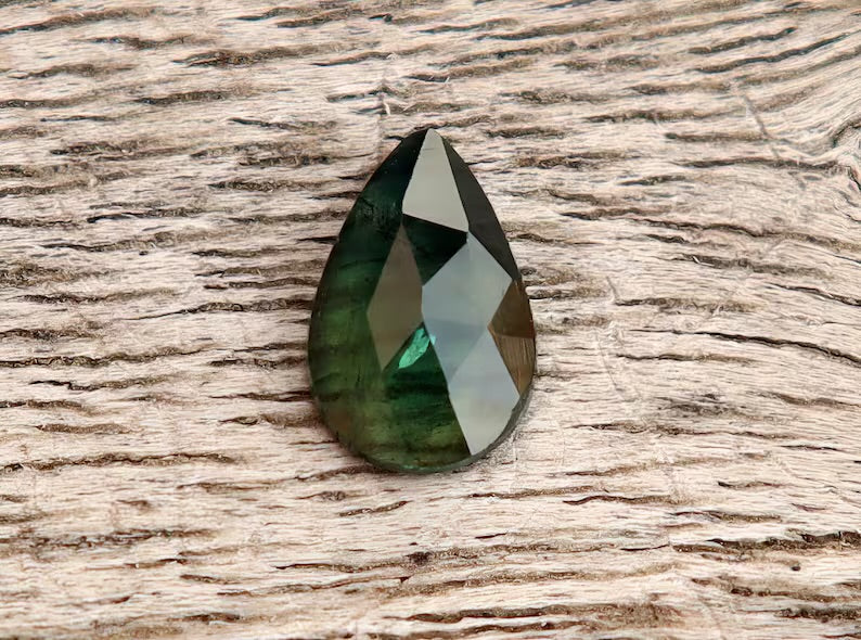 Reserved- custom green sapphire song of the sea ring