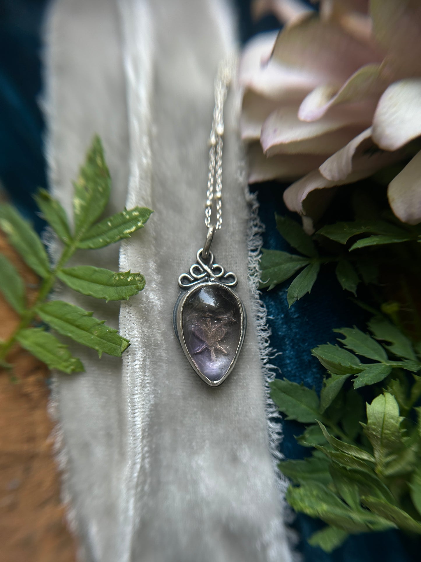 3 of Swords Ametrine Necklace- sterling silver jewelry