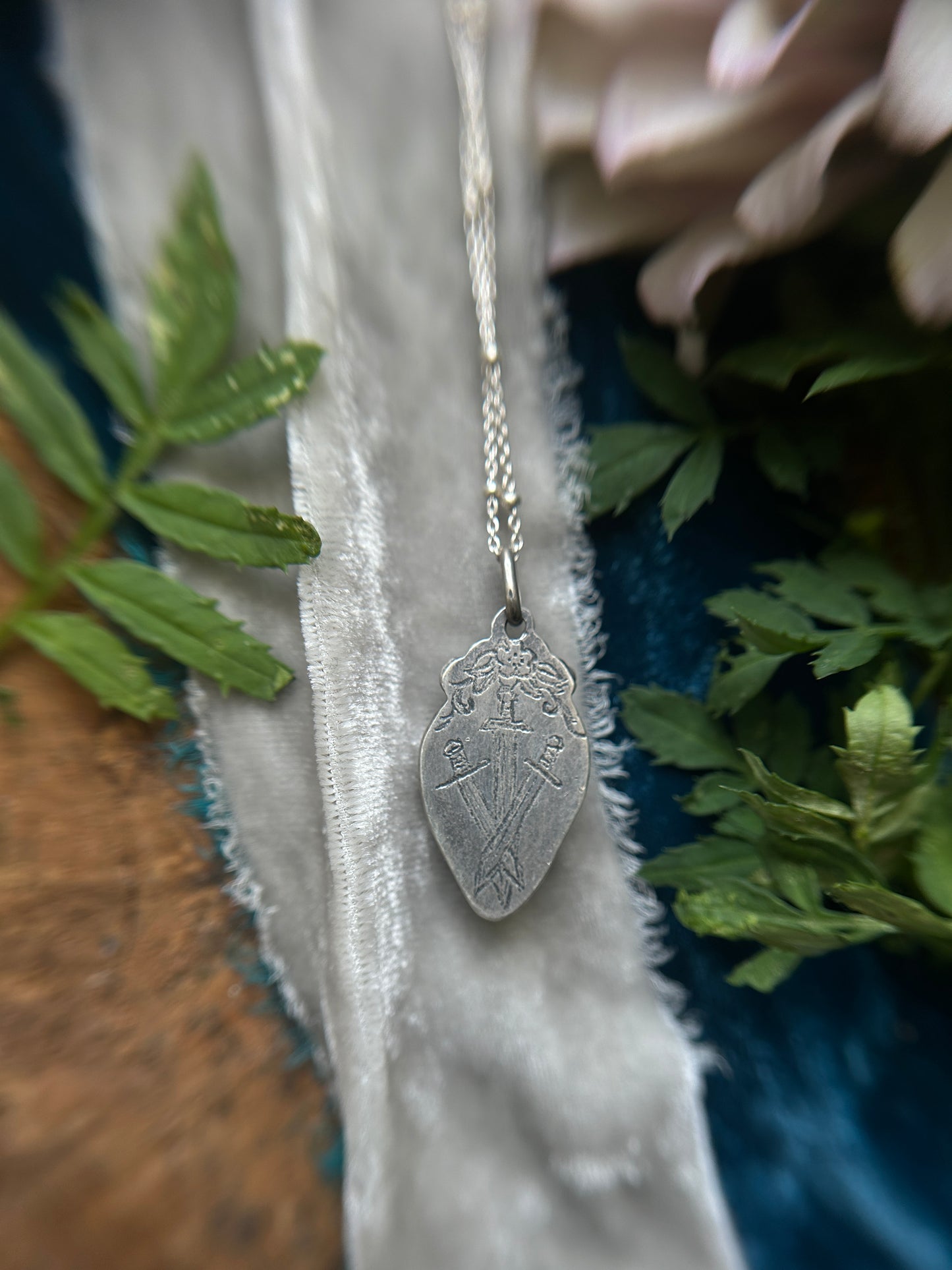 3 of Swords Ametrine Necklace- sterling silver jewelry