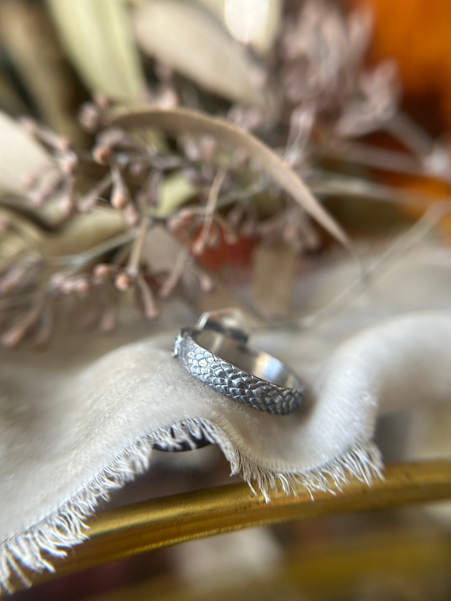 dragon ring in your choice of gemstone - made to order sterling silver jewelry