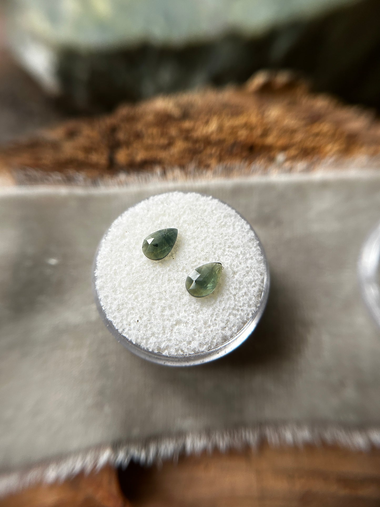 Reserved- custom green sapphire song of the sea ring