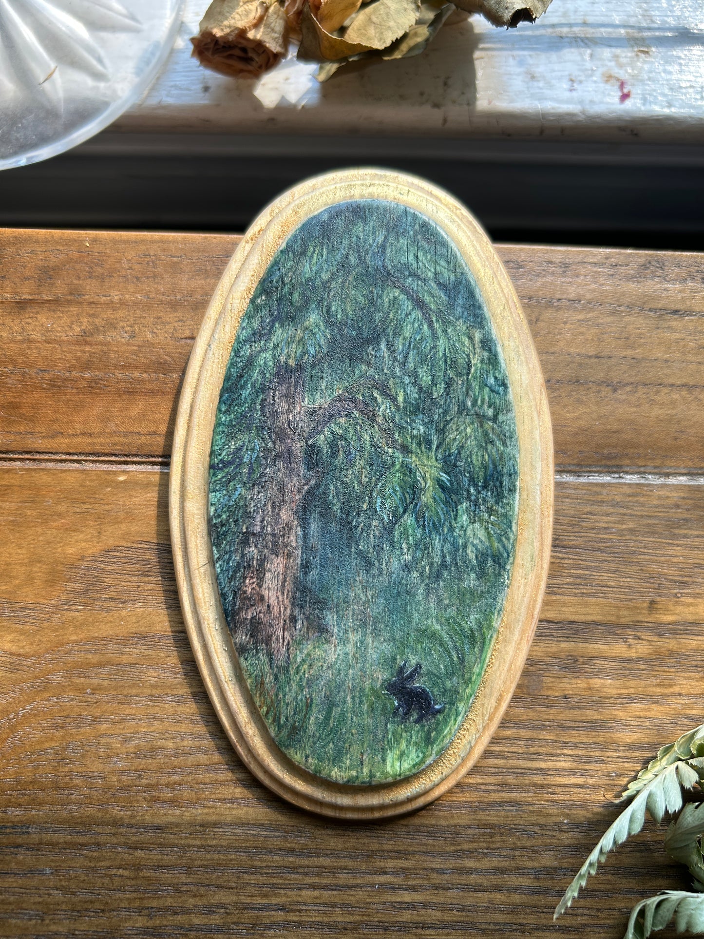 Miniature Original Watercolor Painting- assorted nature and animal paintings on wood