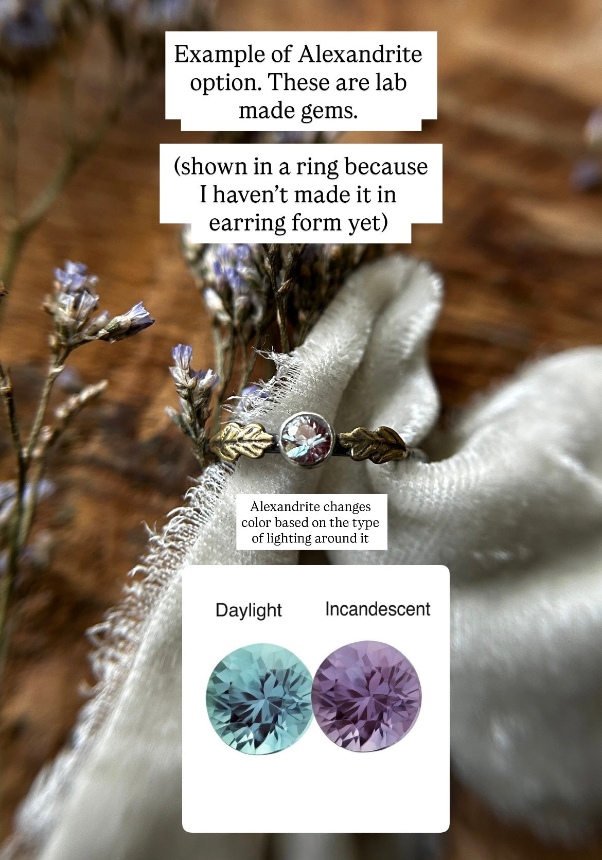 Everyday gemstone post earrings- choice of gemstone Sterling silver jewelry