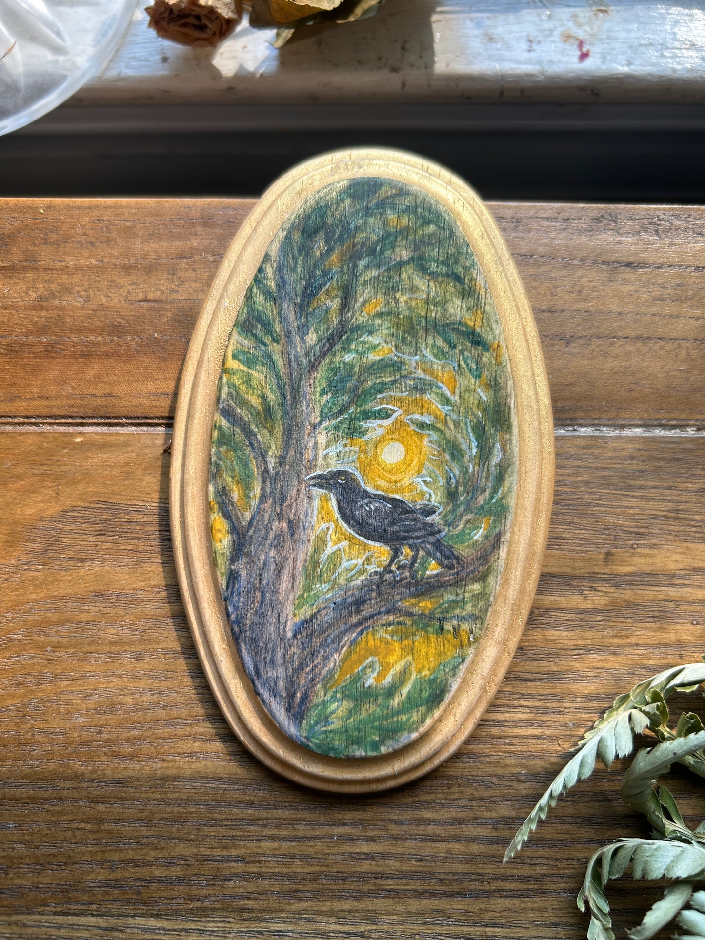 Miniature Original Watercolor Painting- assorted nature and animal paintings on wood
