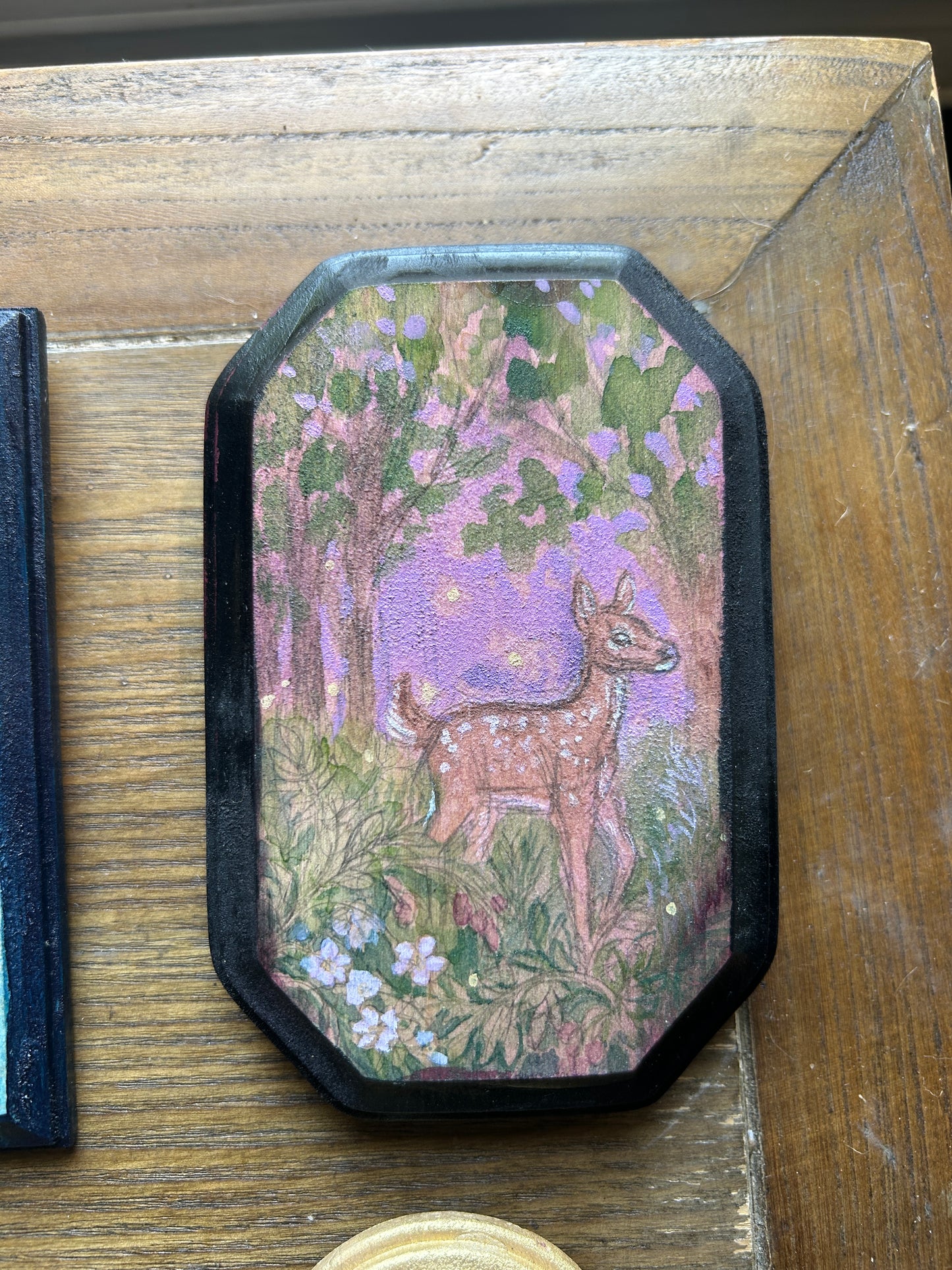 Miniature Original Watercolor Painting- assorted nature and animal paintings on wood