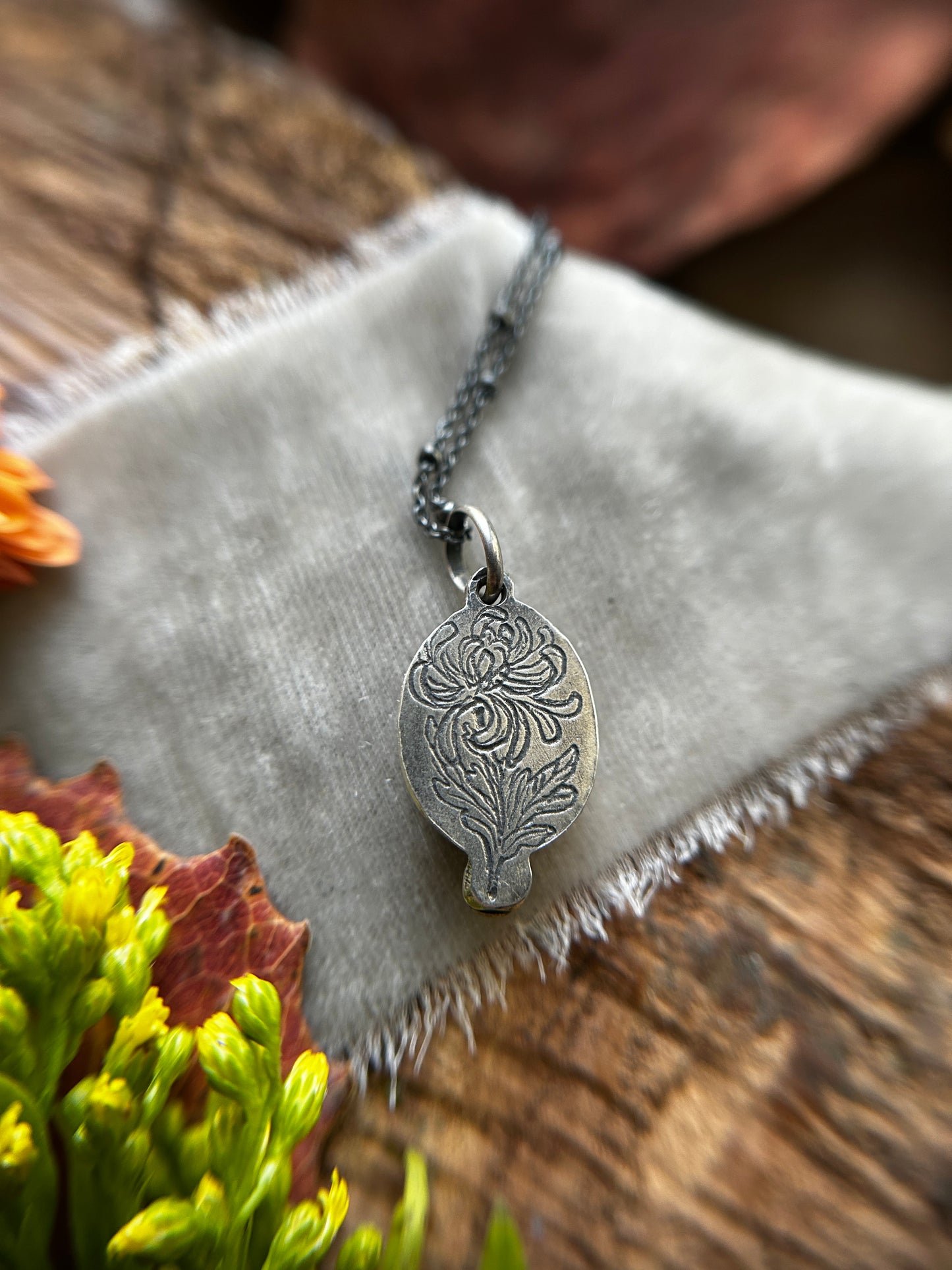 Raven Amethyst necklace- Sterling silver jewelry
