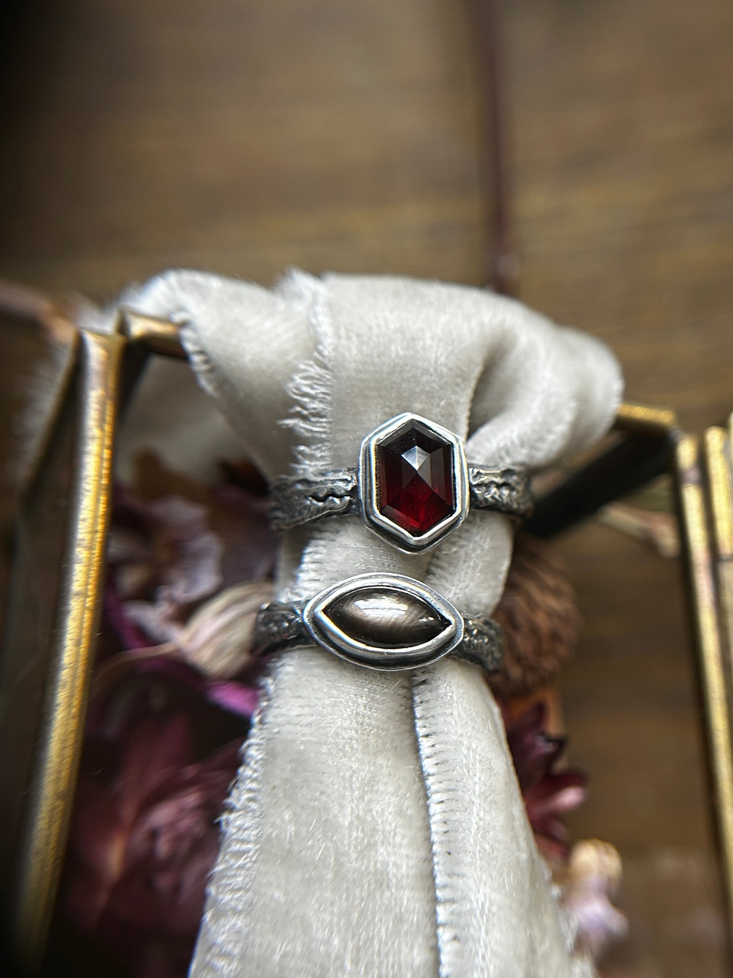 dragon ring in your choice of gemstone - made to order sterling silver jewelry