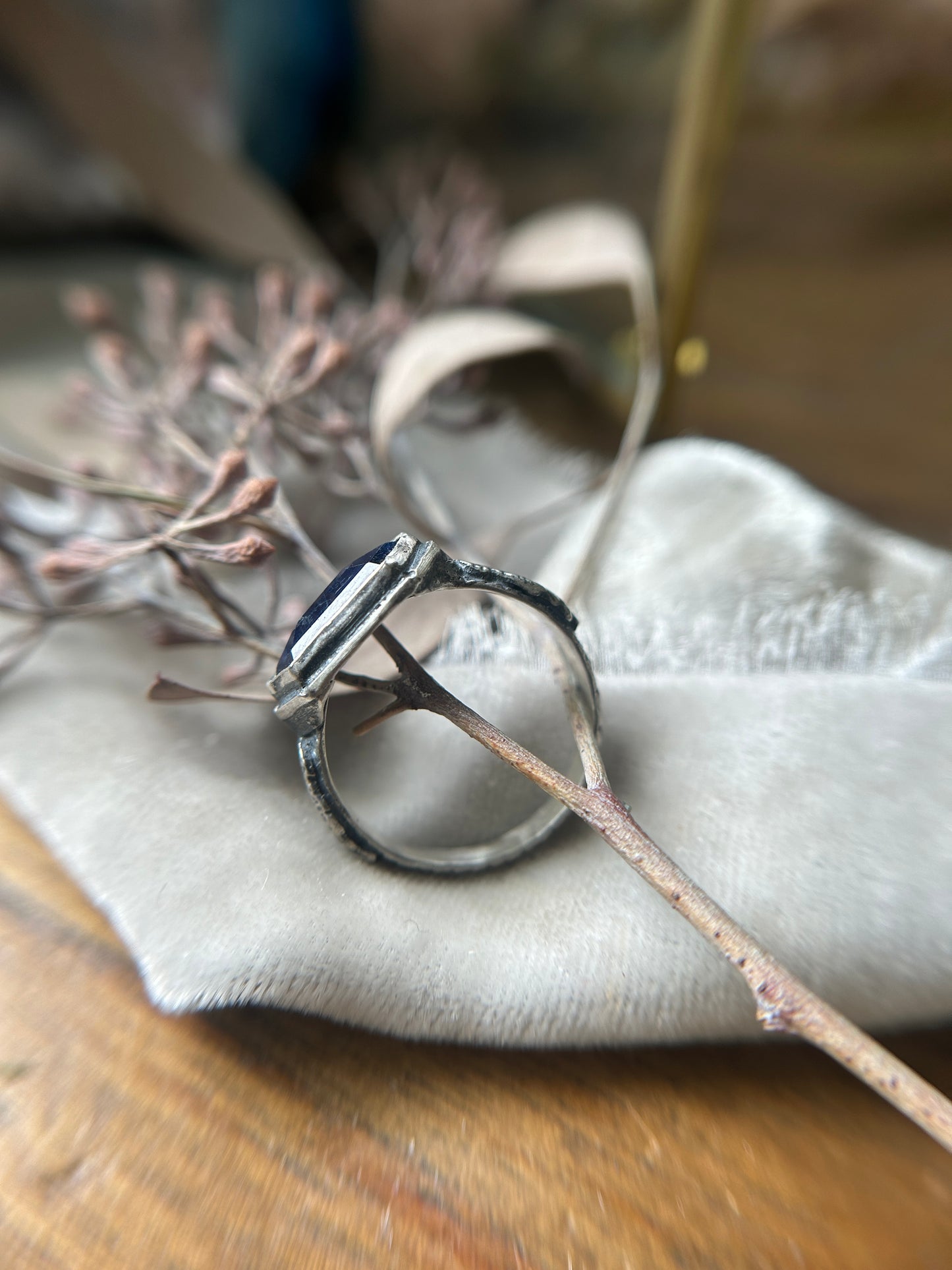 dragon ring in your choice of gemstone - made to order sterling silver jewelry