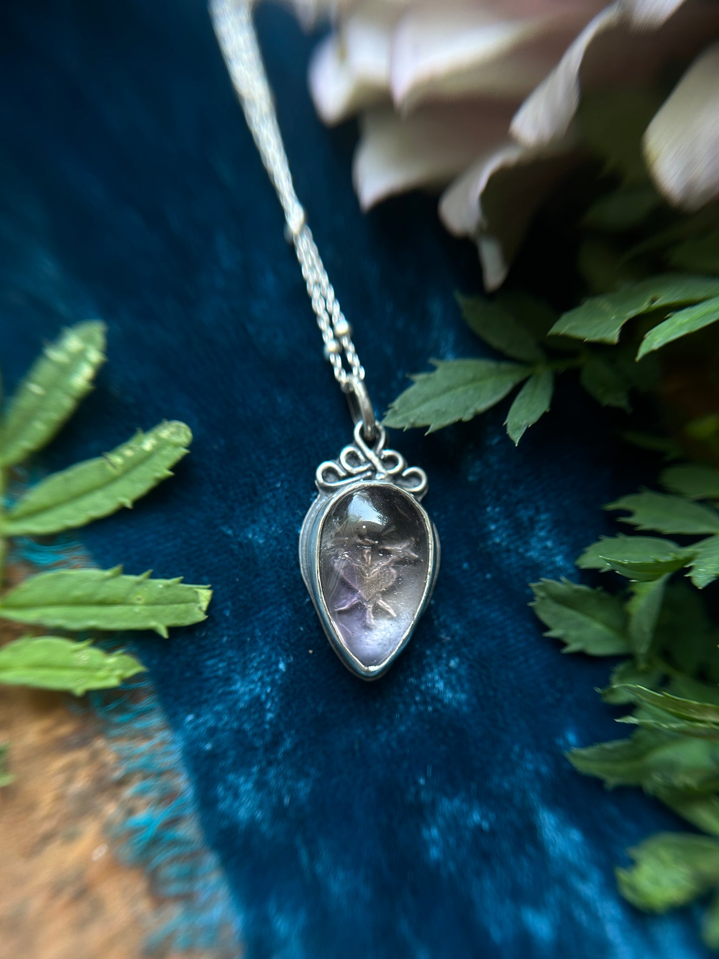 3 of Swords Ametrine Necklace- sterling silver jewelry