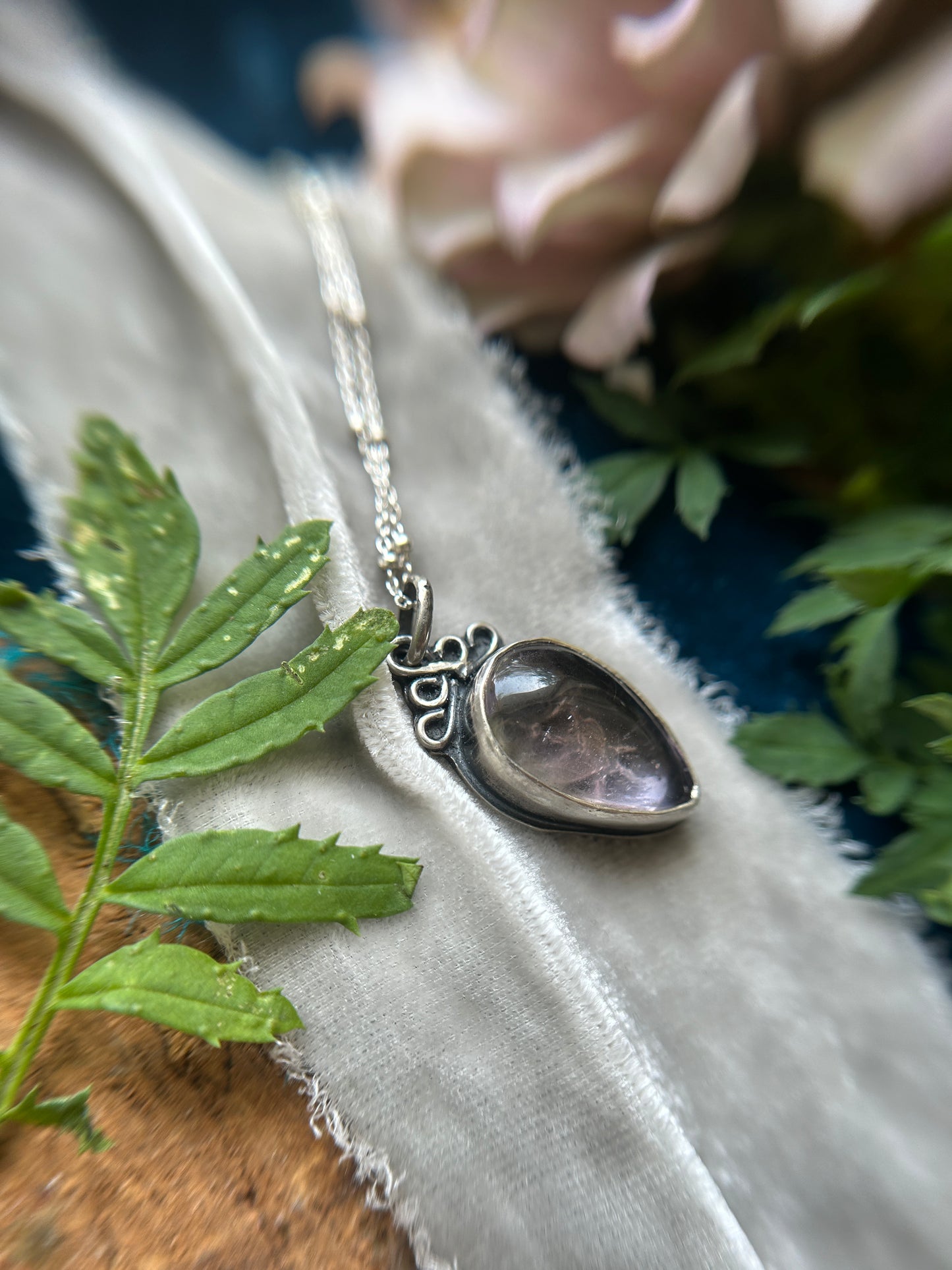 3 of Swords Ametrine Necklace- sterling silver jewelry