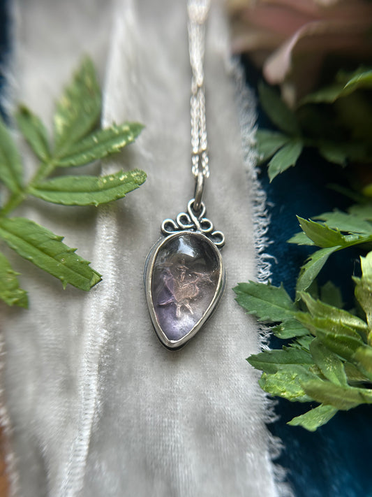 3 of Swords Ametrine Necklace- sterling silver jewelry
