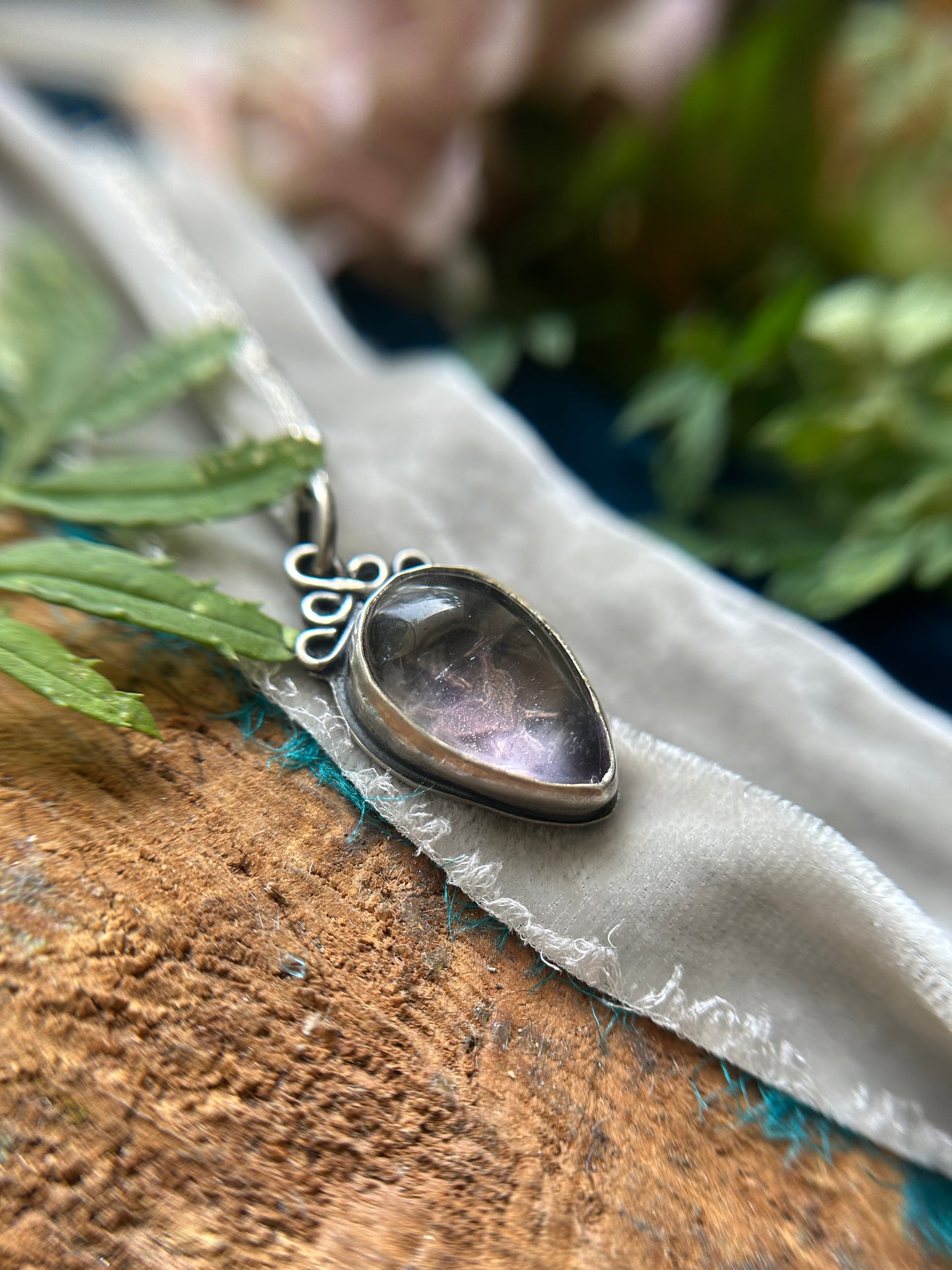 3 of Swords Ametrine Necklace- sterling silver jewelry